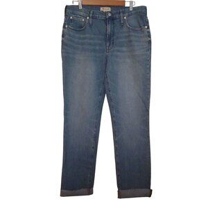 Madewell Ankle Cropped Blue Jeans